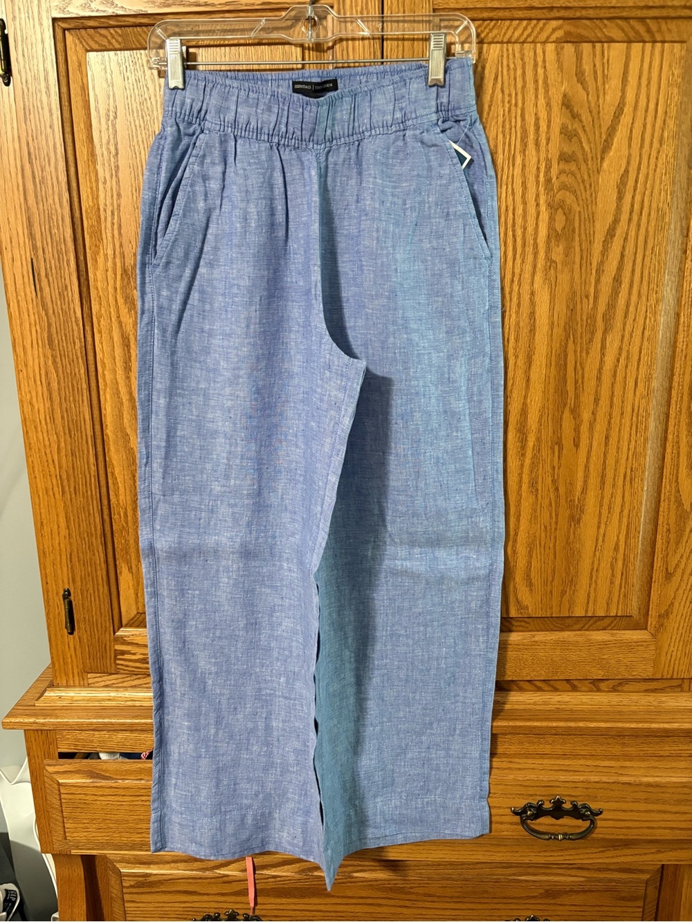 Tahari Light Blue Wide Leg Pants